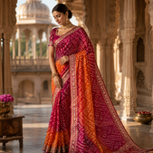 Bandhani Sarees