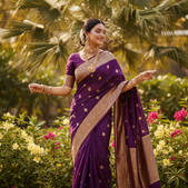 Purple Sarees