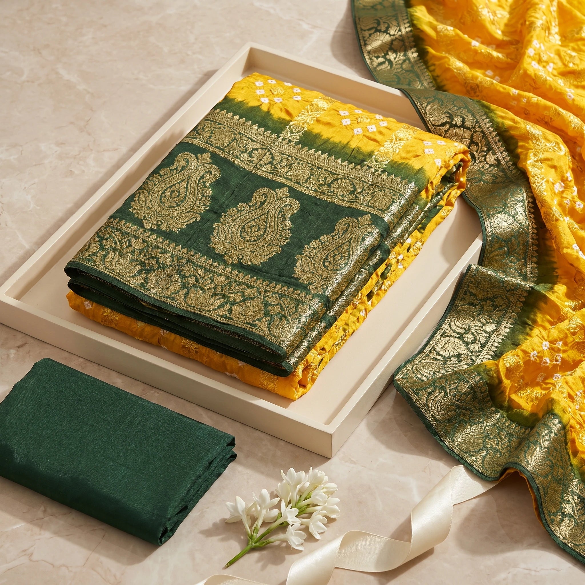 Mehendi Green & Yellow