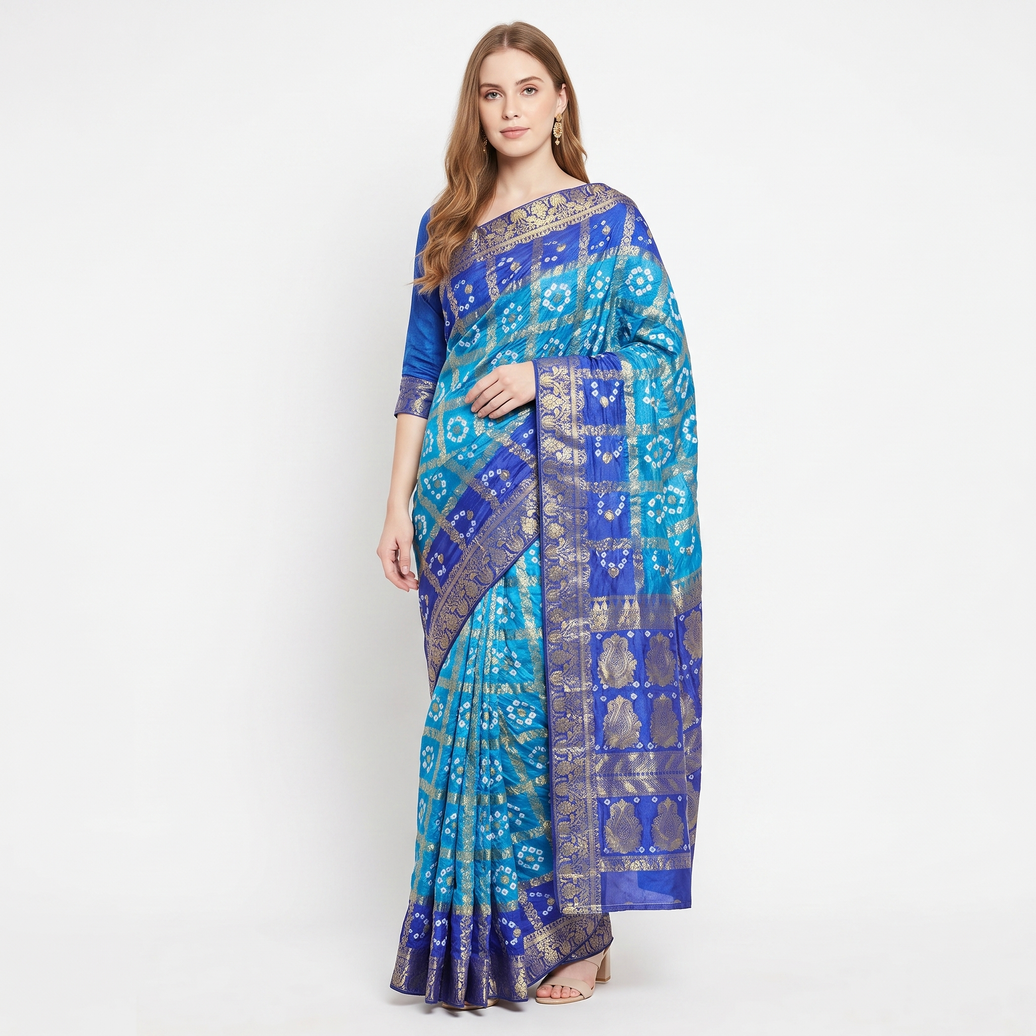 Royal Blue & Firozi