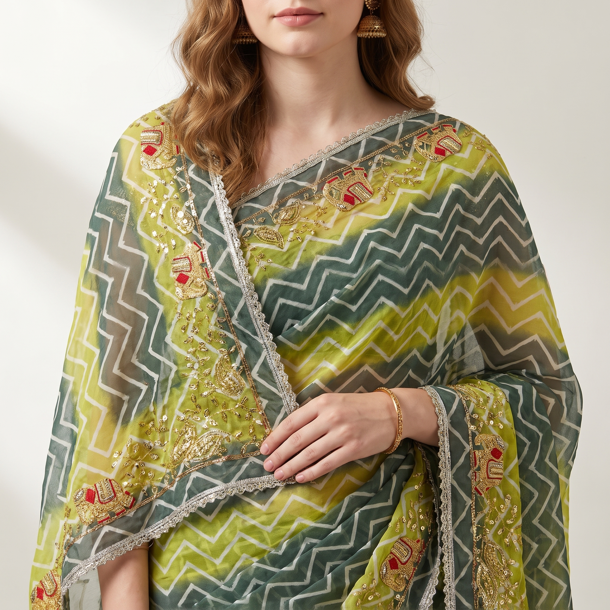 Lime-Dark Green