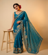 Rajasthani Gota Patti Chiffon Saree with Hathi and Tree Motifs - Party Wear